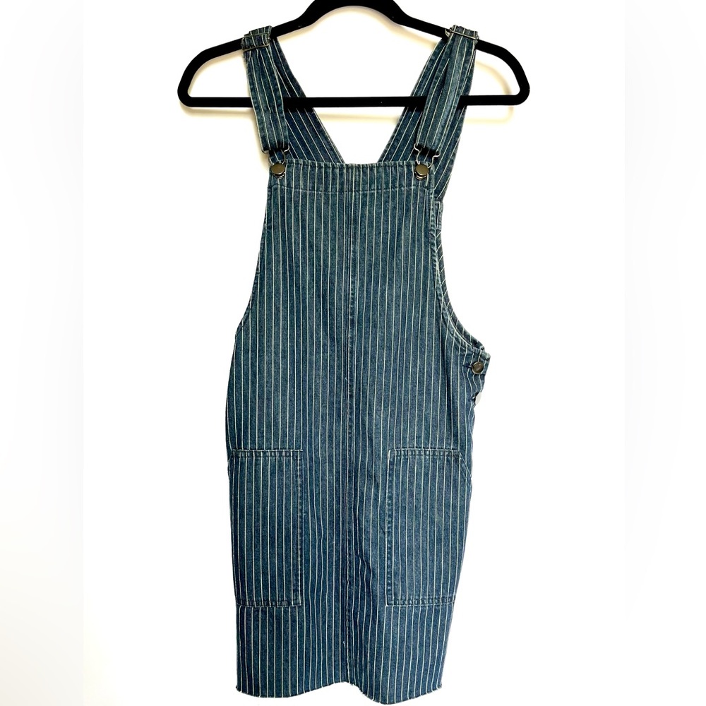 NWOT Denim Overall Dress